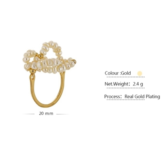 Freshwater Real Pearl Ring - Picture 3 of 4